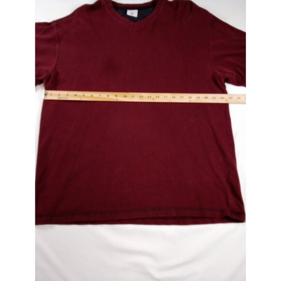 Men's Columbia Long Sleeve Burgundy Shirt Size XL Spot On Front - Picture 6 of 9